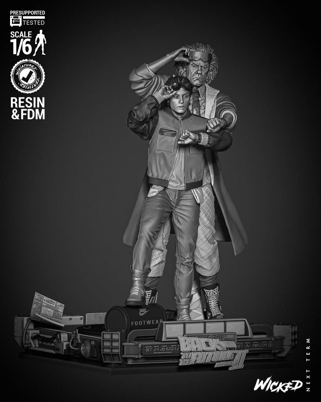 P站图纸印象馆 3DWicked 回到未来 3DWicked 回到未来