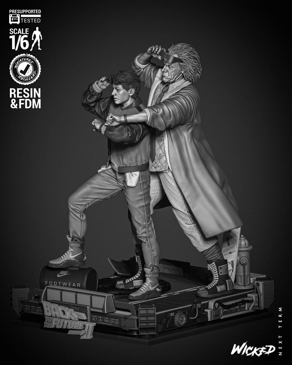 P站图纸印象馆 3DWicked 回到未来 3DWicked 回到未来