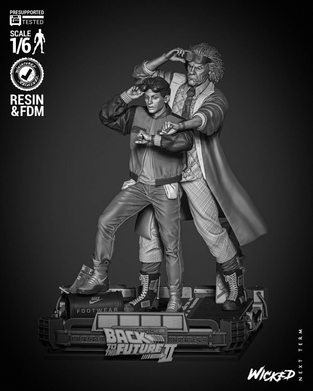 P站图纸印象馆 3DWicked 回到未来 3DWicked 回到未来