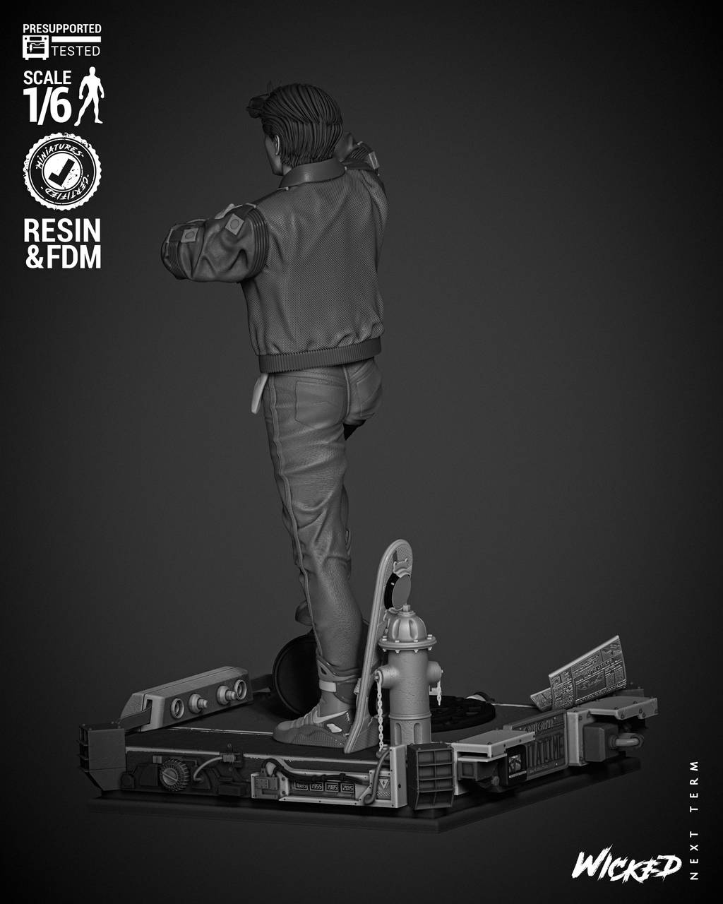 P站图纸印象馆 3DWicked 回到未来 马蒂·麦克弗莱 3DWicked 回到未来 马蒂·麦克弗莱