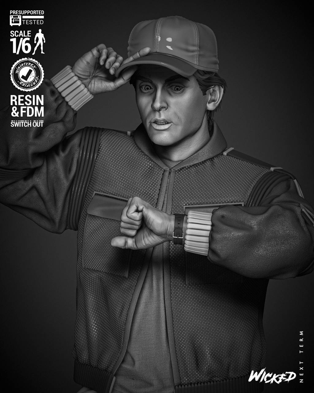 P站图纸印象馆 3DWicked 回到未来 马蒂·麦克弗莱 3DWicked 回到未来 马蒂·麦克弗莱