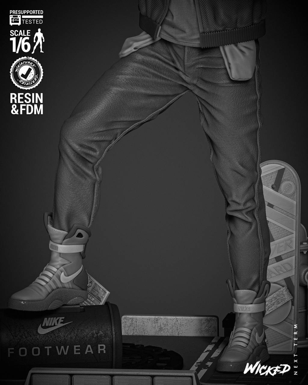 P站图纸印象馆 3DWicked 回到未来 马蒂·麦克弗莱 3DWicked 回到未来 马蒂·麦克弗莱