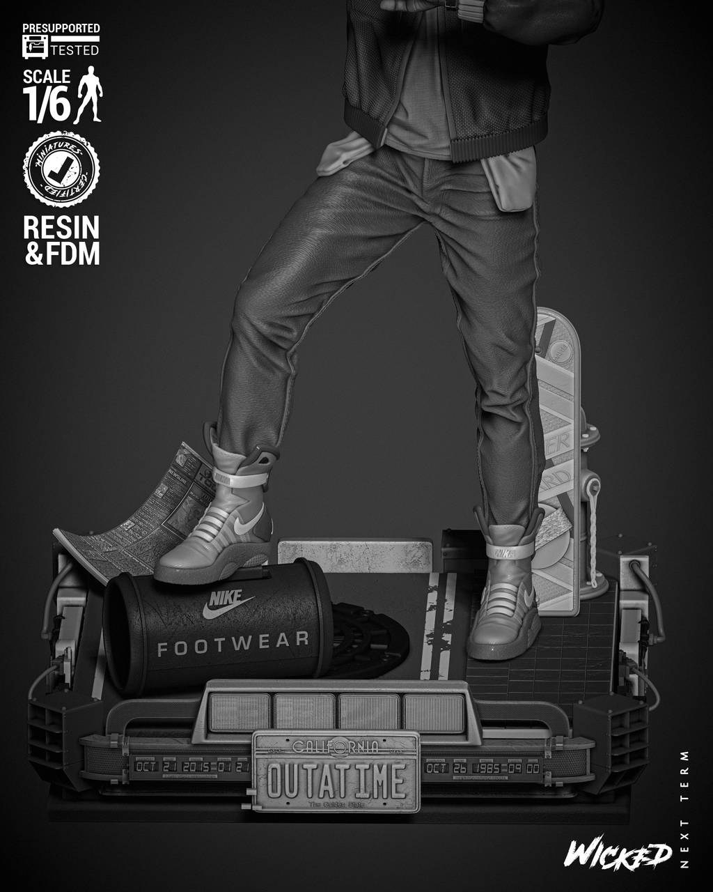 P站图纸印象馆 3DWicked 回到未来 马蒂·麦克弗莱 3DWicked 回到未来 马蒂·麦克弗莱