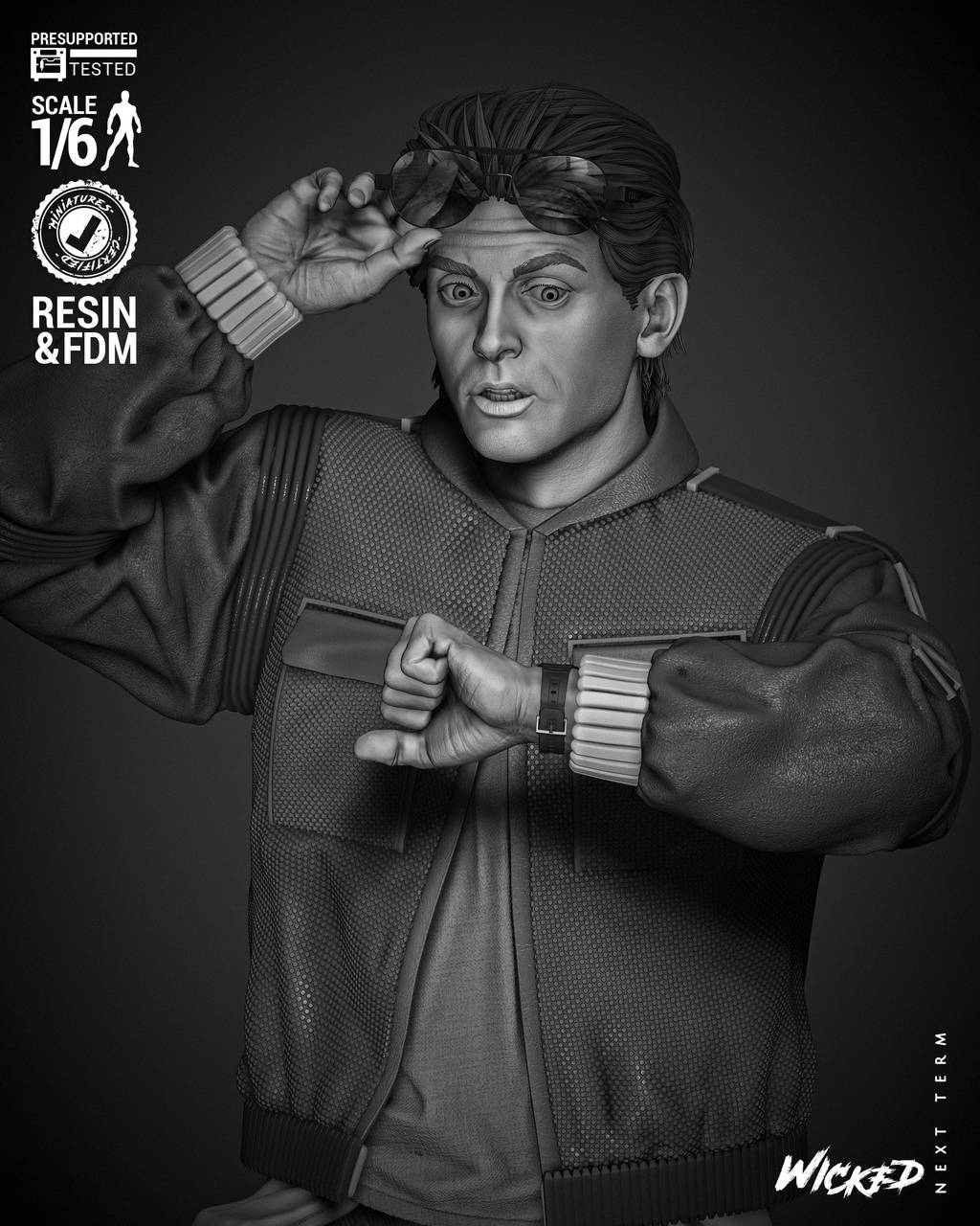 P站图纸印象馆 3DWicked 回到未来 马蒂·麦克弗莱 3DWicked 回到未来 马蒂·麦克弗莱