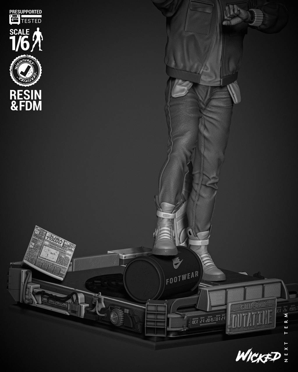 P站图纸印象馆 3DWicked 回到未来 马蒂·麦克弗莱 3DWicked 回到未来 马蒂·麦克弗莱