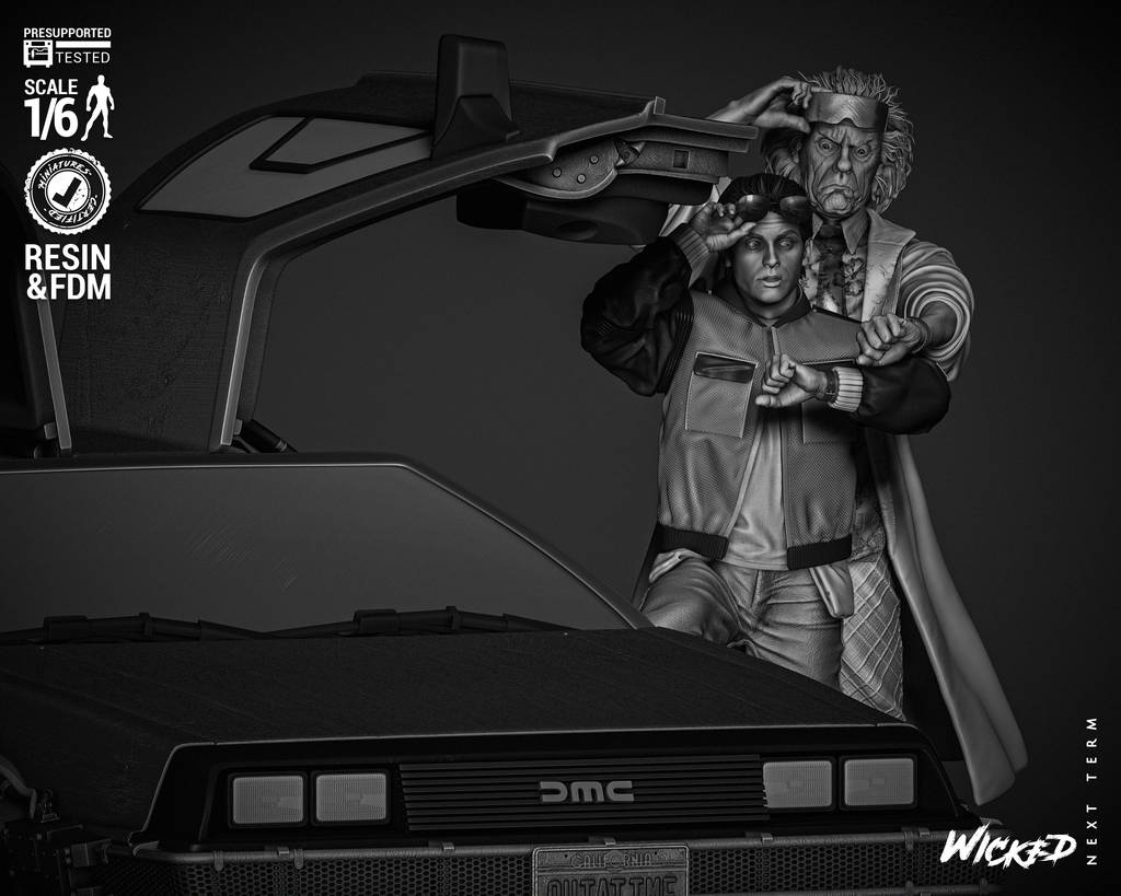 P站图纸印象馆 3DWicked 回到未来 3DWicked 回到未来