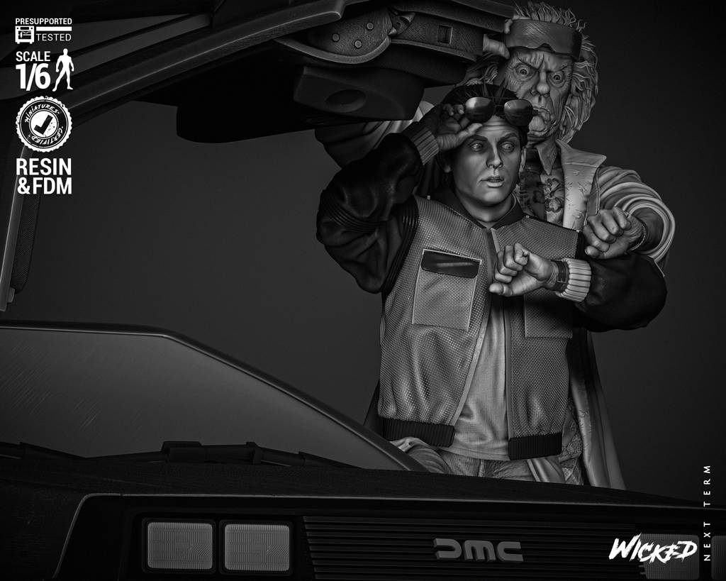 P站图纸印象馆 3DWicked 回到未来 3DWicked 回到未来