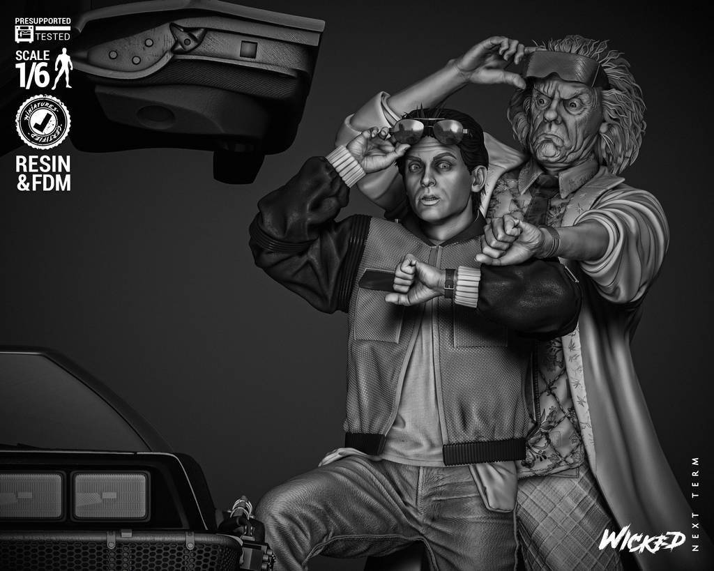 P站图纸印象馆 3DWicked 回到未来 3DWicked 回到未来