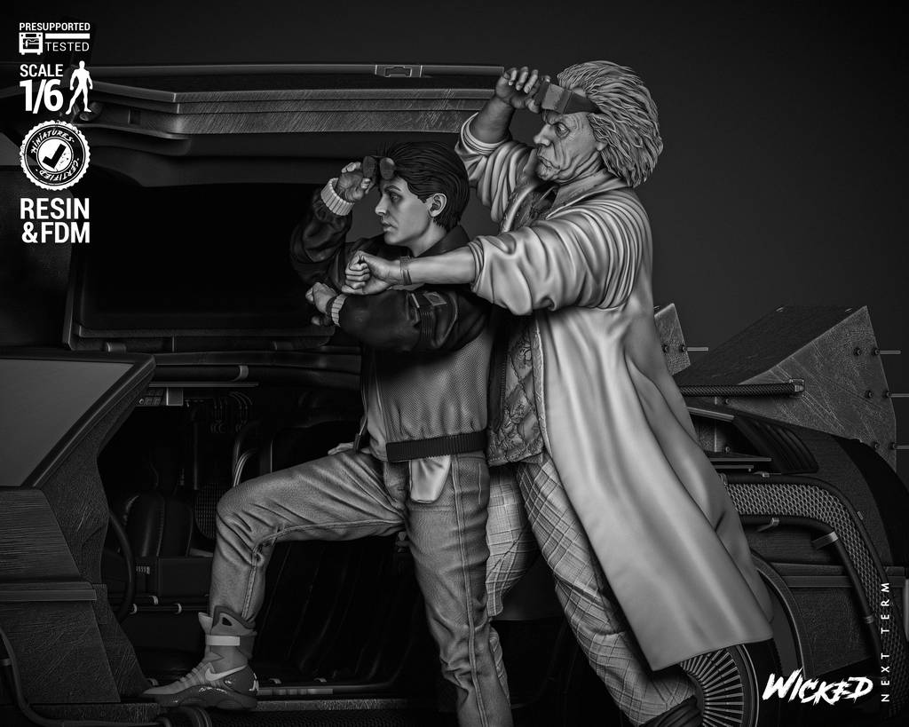 P站图纸印象馆 3DWicked 回到未来 3DWicked 回到未来