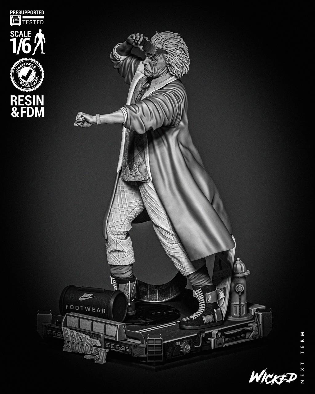 P站图纸印象馆 3DWicked 回到未来 布朗博士 3DWicked 回到未来 布朗博士