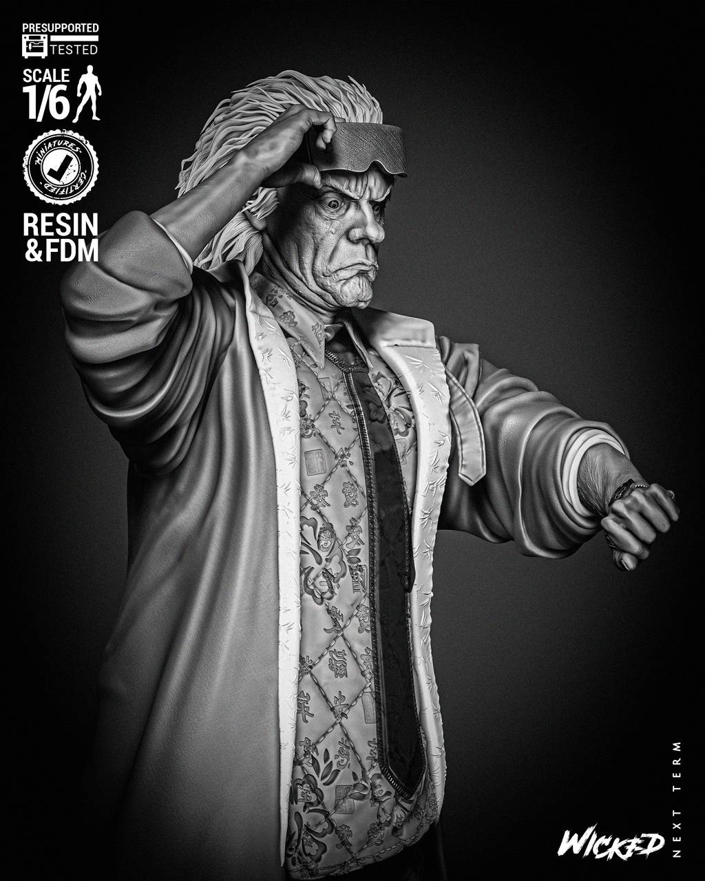 P站图纸印象馆 3DWicked 回到未来 布朗博士 3DWicked 回到未来 布朗博士