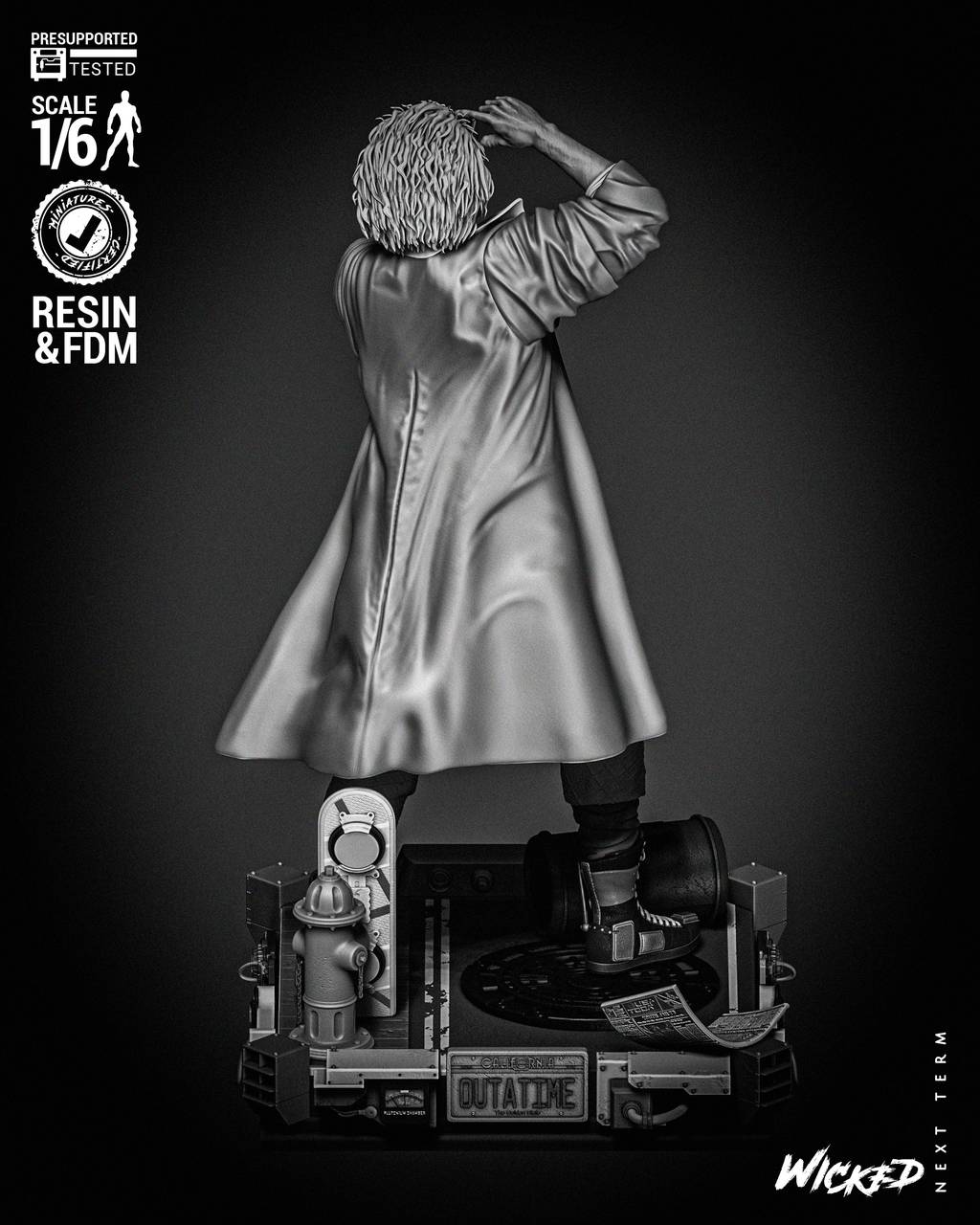 P站图纸印象馆 3DWicked 回到未来 布朗博士 3DWicked 回到未来 布朗博士