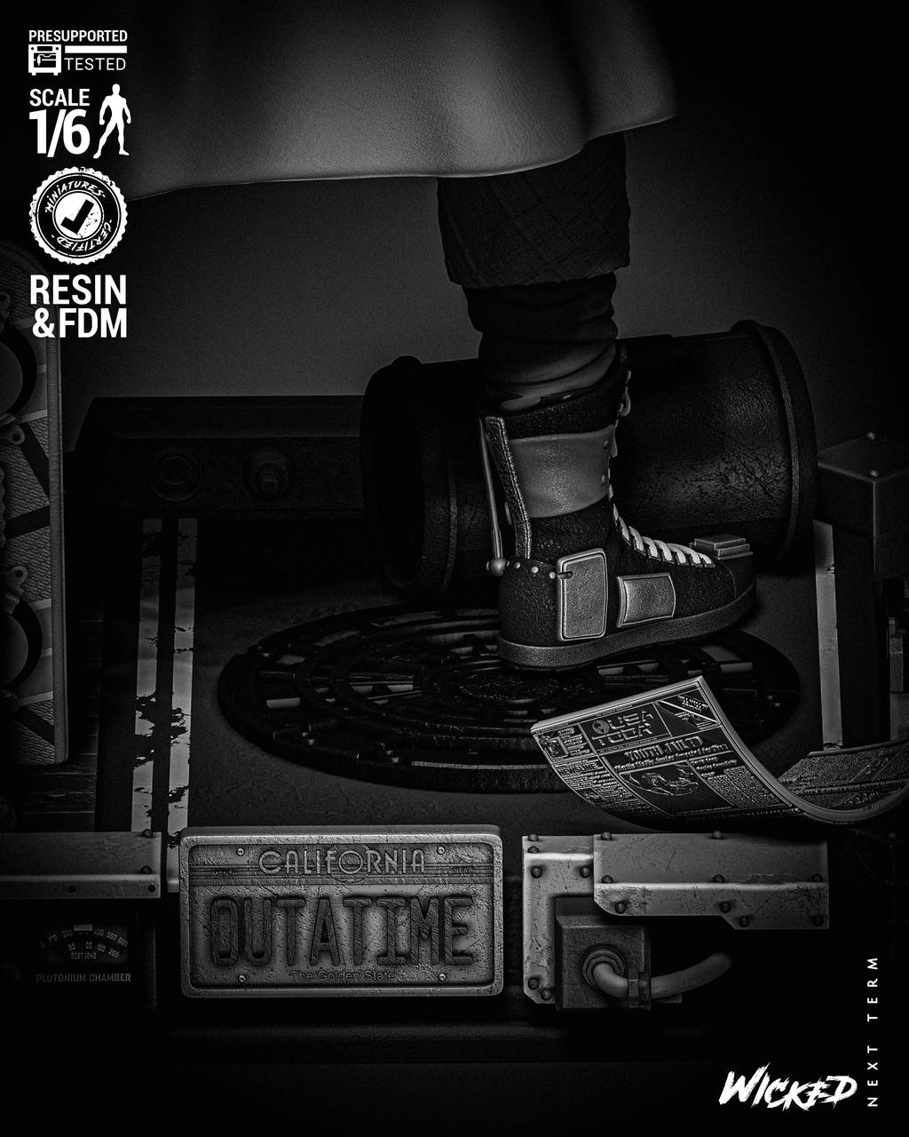 P站图纸印象馆 3DWicked 回到未来 布朗博士 3DWicked 回到未来 布朗博士