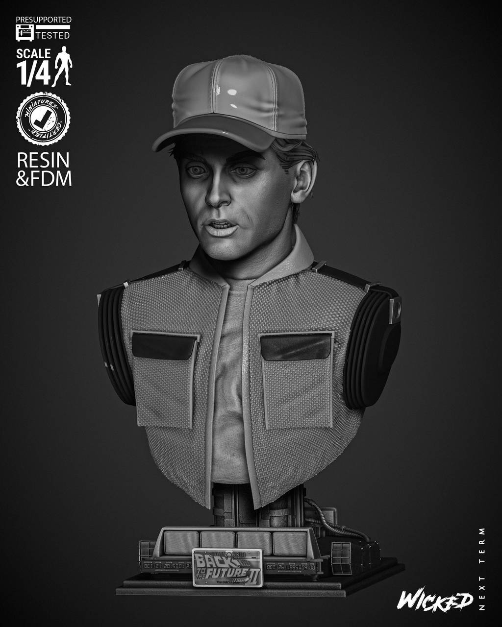 P站图纸印象馆 3DWicked 回到未来 马蒂·麦克弗莱 3DWicked 回到未来 马蒂·麦克弗莱