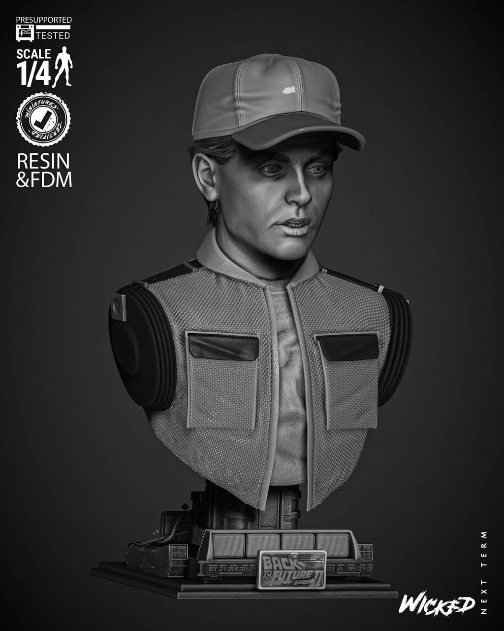 P站图纸印象馆 3DWicked 回到未来 马蒂·麦克弗莱 3DWicked 回到未来 马蒂·麦克弗莱