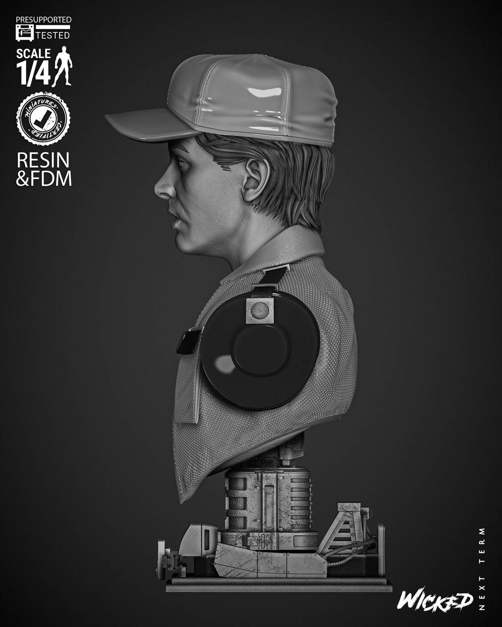 P站图纸印象馆 3DWicked 回到未来 马蒂·麦克弗莱 3DWicked 回到未来 马蒂·麦克弗莱