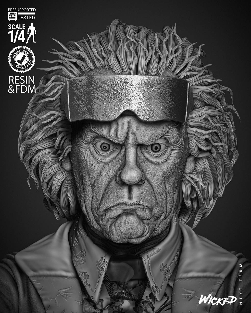 P站图纸印象馆 3DWicked 回到未来 布朗博士 3DWicked 回到未来 布朗博士