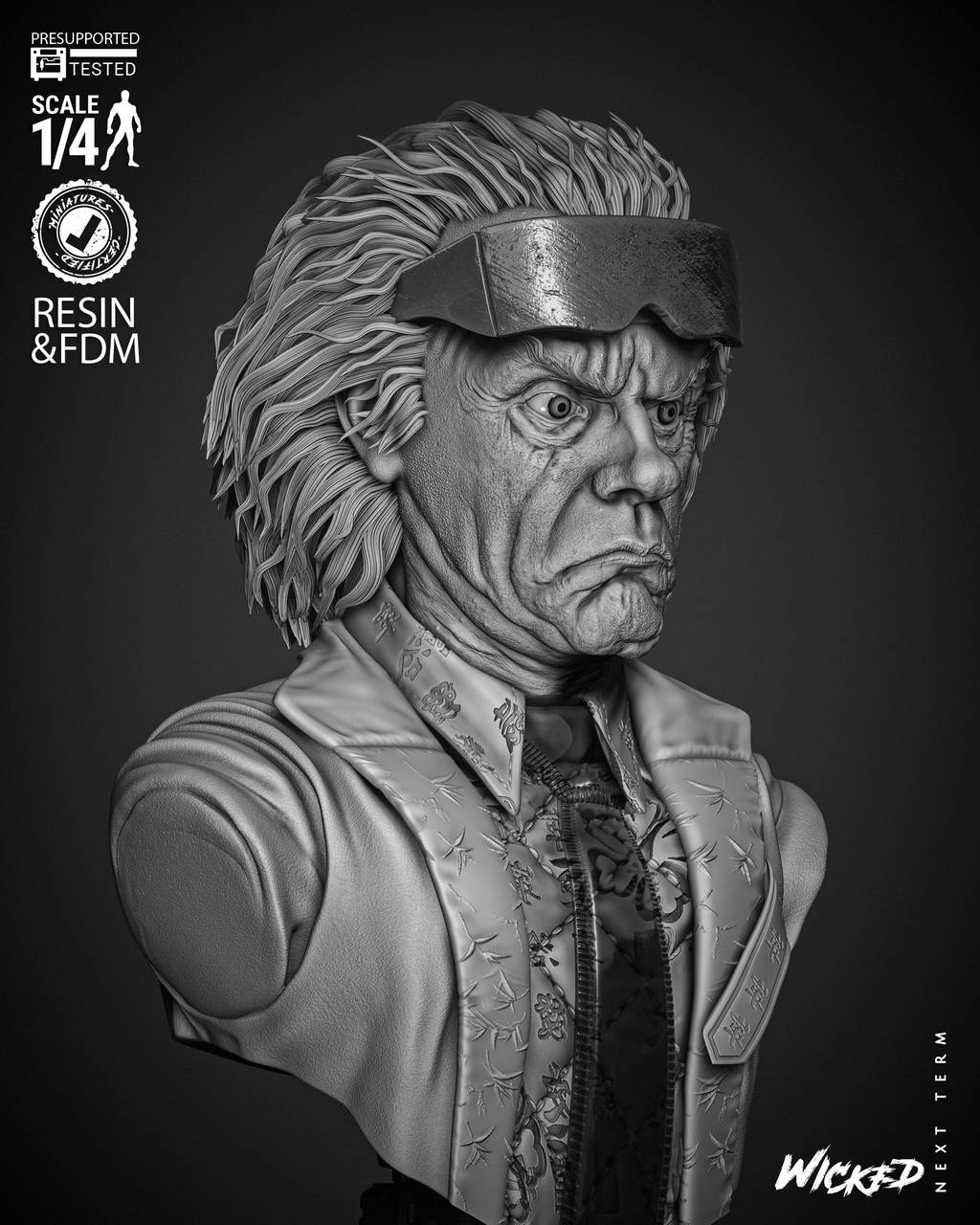 P站图纸印象馆 3DWicked 回到未来 布朗博士 3DWicked 回到未来 布朗博士