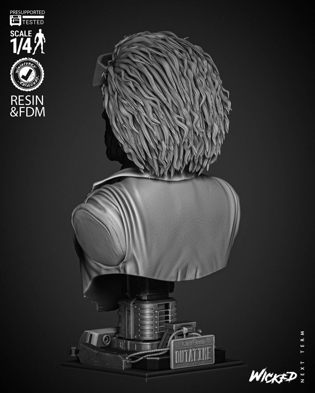 P站图纸印象馆 3DWicked 回到未来 布朗博士 3DWicked 回到未来 布朗博士