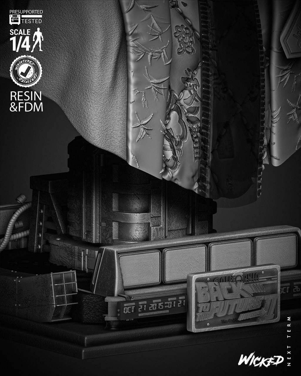 P站图纸印象馆 3DWicked 回到未来 布朗博士 3DWicked 回到未来 布朗博士