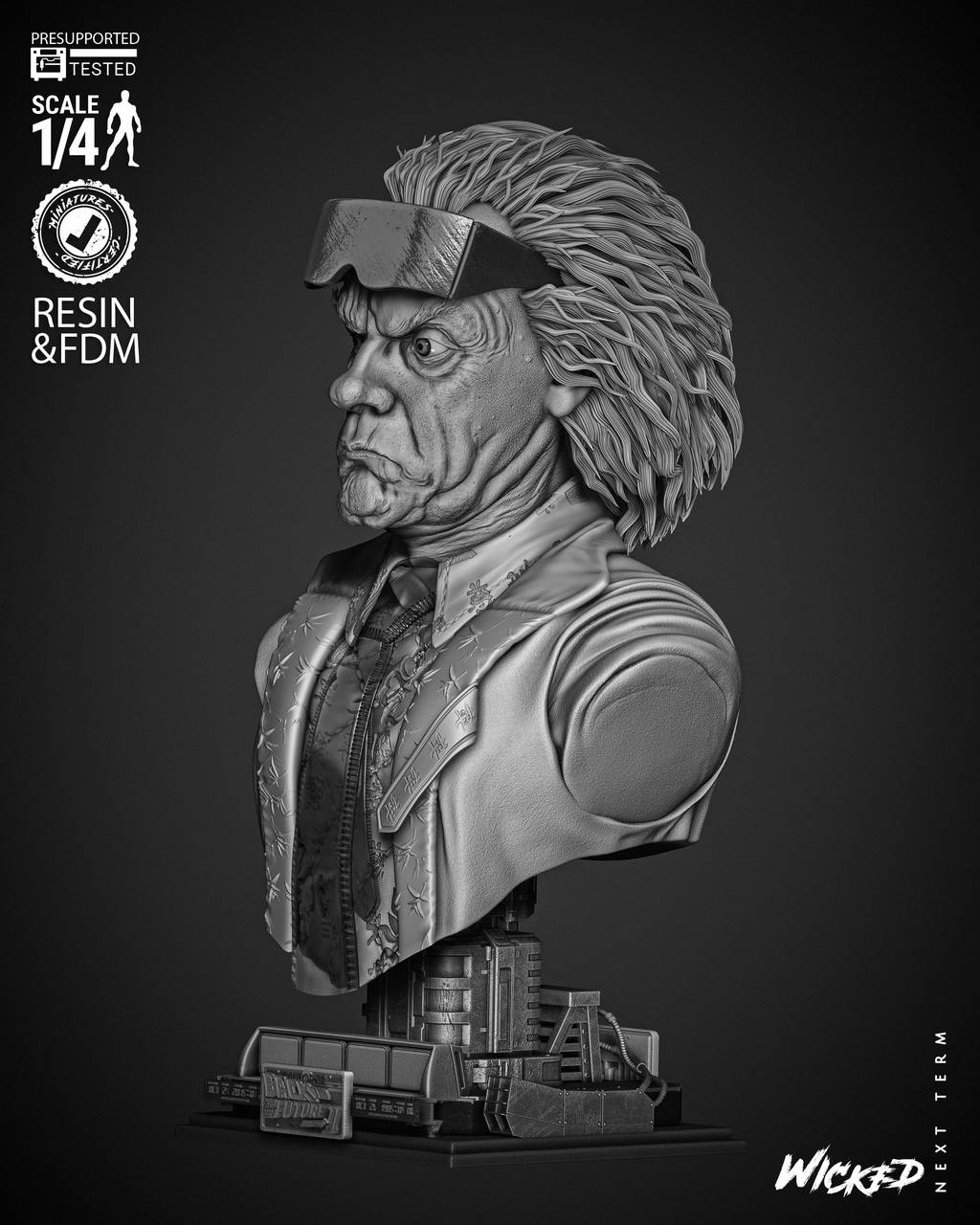 P站图纸印象馆 3DWicked 回到未来 布朗博士 3DWicked 回到未来 布朗博士