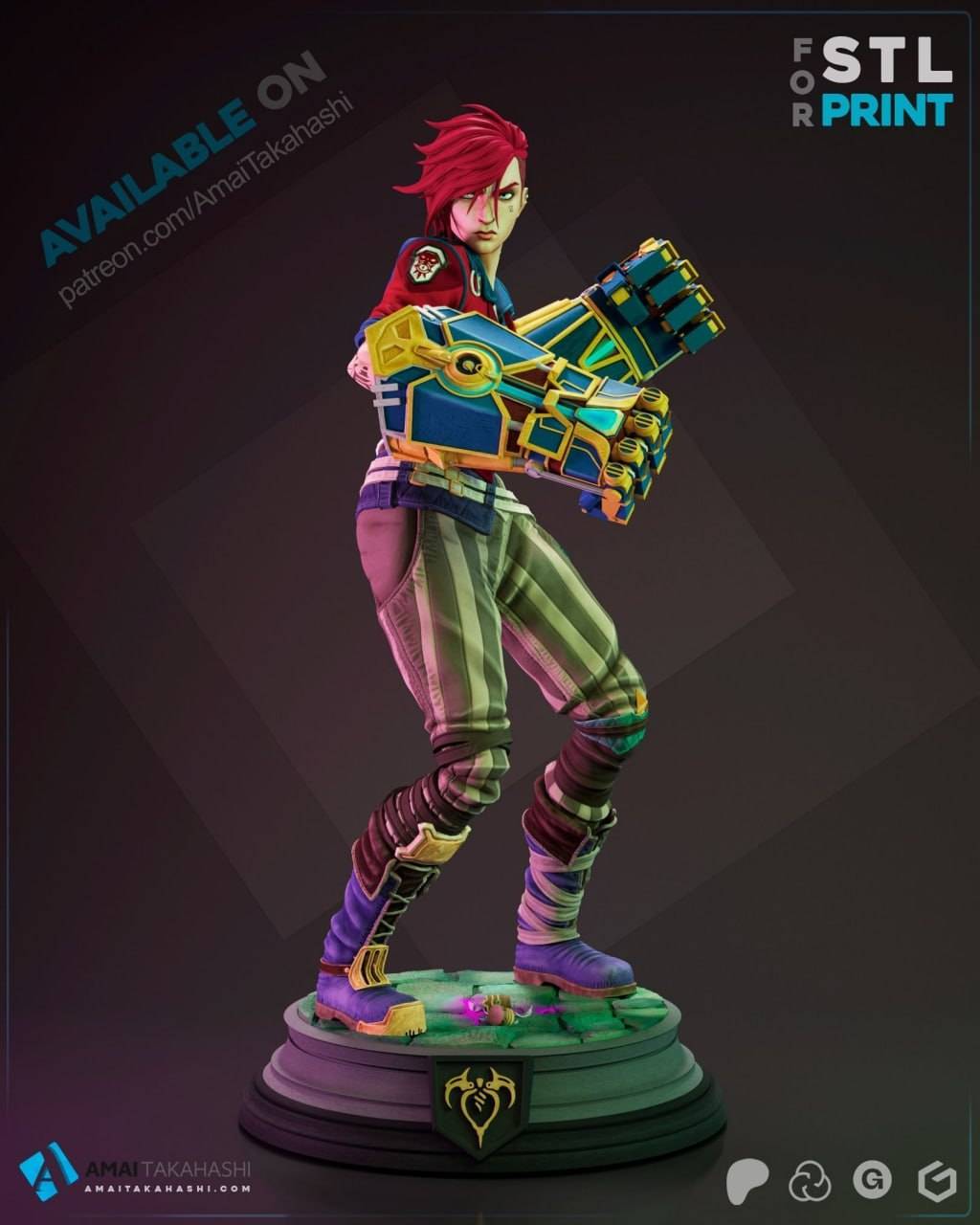 P站图纸印象馆 英雄联盟 蔚 英雄联盟 蔚