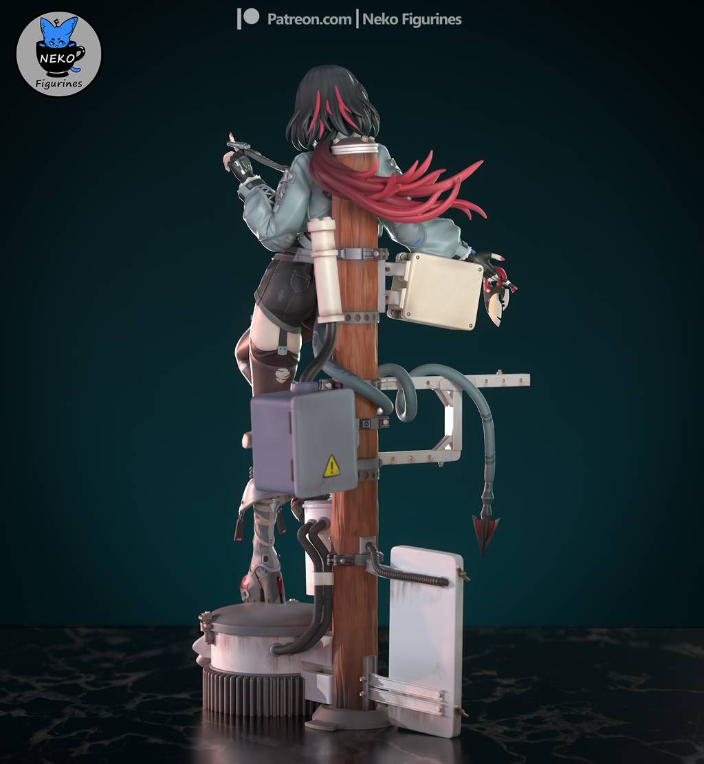 P站图纸印象馆 Neko 绝区零 简·杜 Neko 绝区零 简·杜