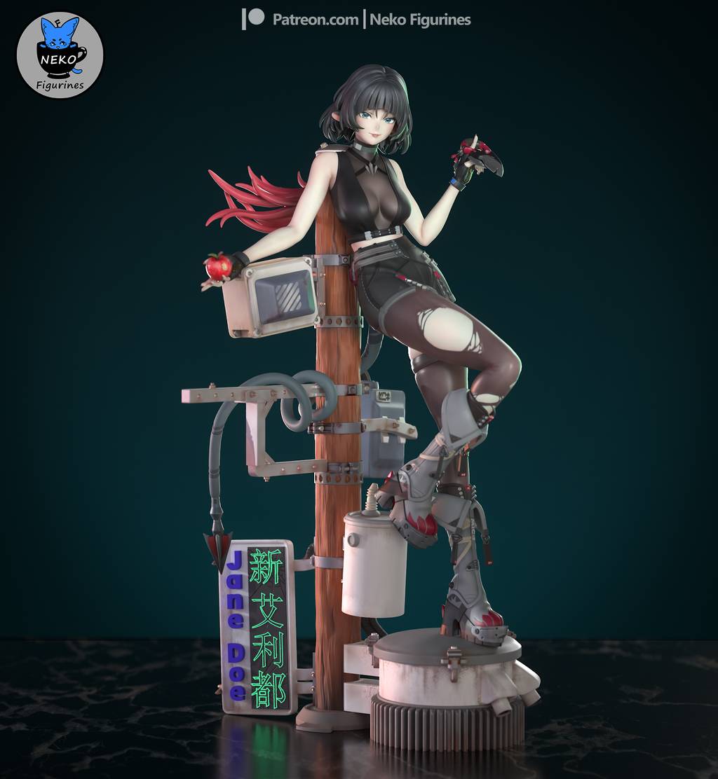 P站图纸印象馆 Neko 绝区零 简·杜 Neko 绝区零 简·杜