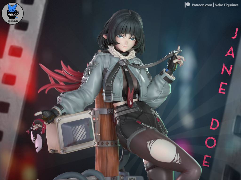 P站图纸印象馆 Neko 绝区零 简·杜 Neko 绝区零 简·杜