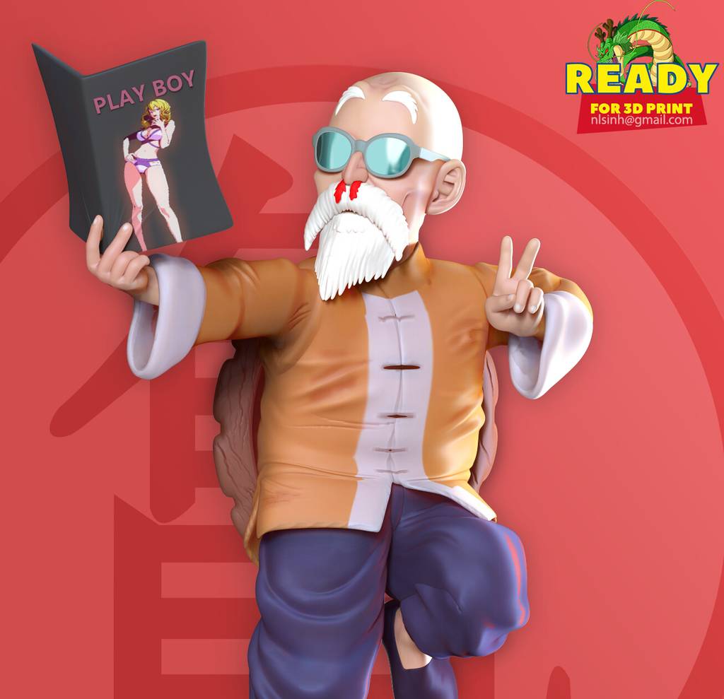 P站图纸印象馆 龙珠 龟仙人 龙珠 龟仙人