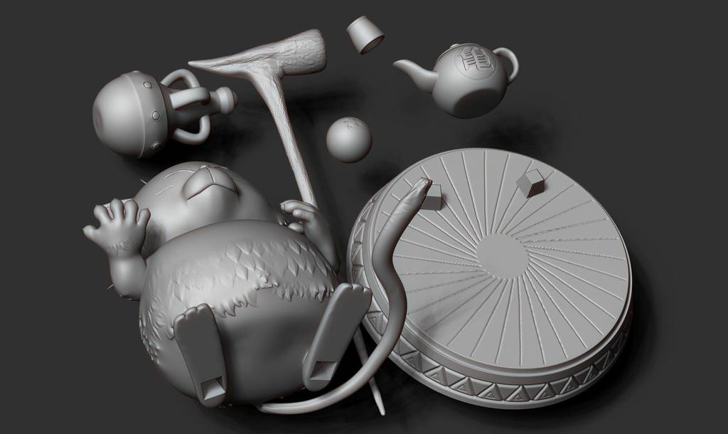 P站图纸印象馆 龙珠 猫仙人 龙珠 猫仙人