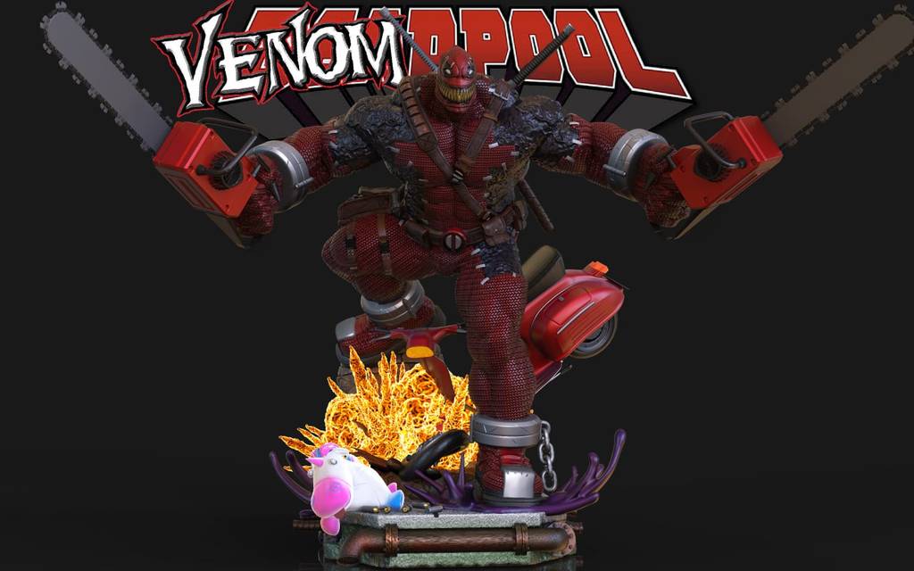 P站图纸印象馆 漫威 毒液 漫威 毒液