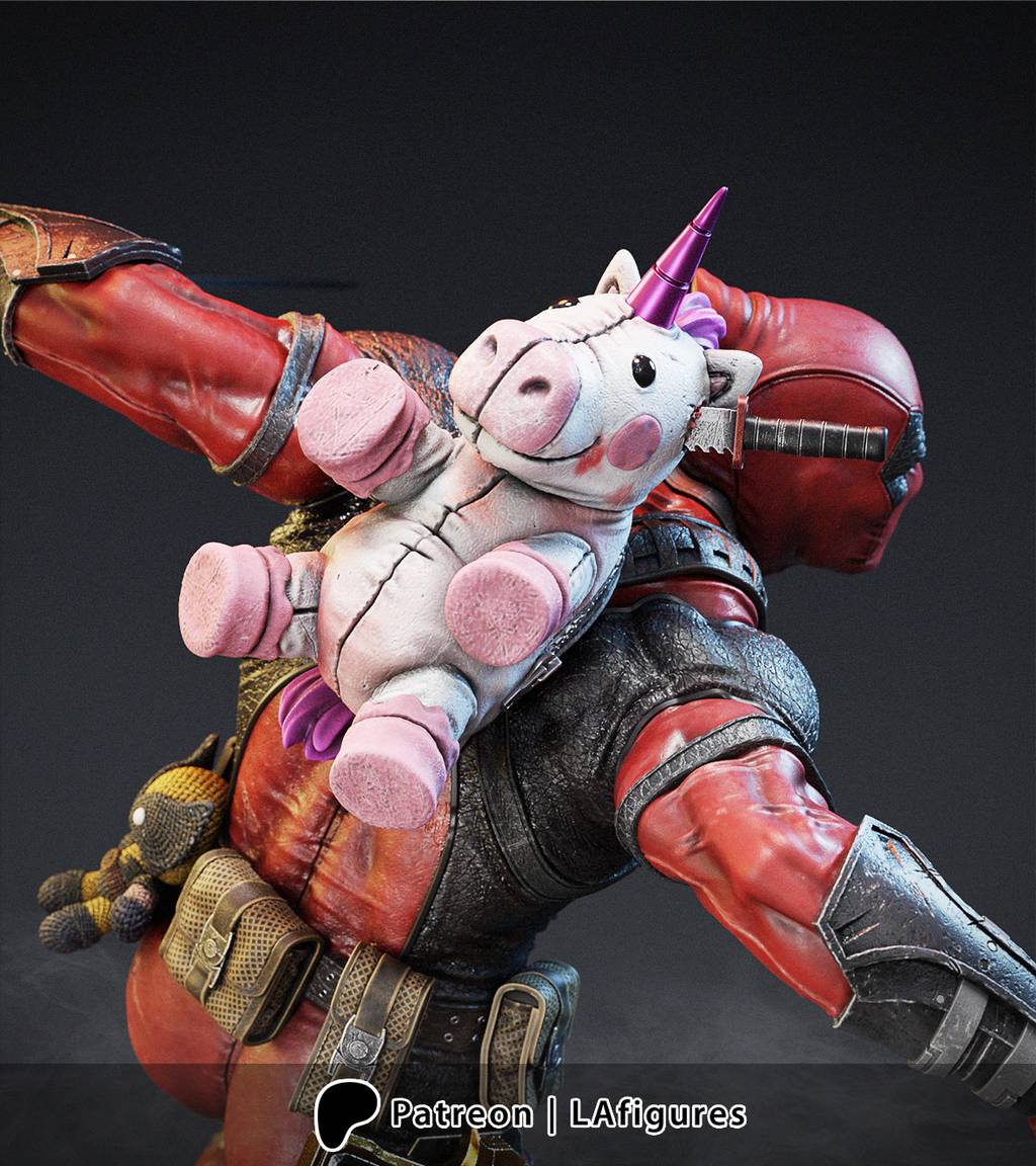 P站图纸印象馆 L.A Figures 漫威 死侍 L.A Figures 漫威 死侍