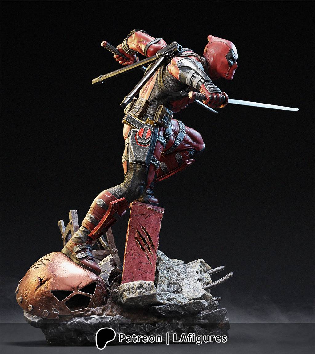 P站图纸印象馆 L.A Figures 漫威 死侍 L.A Figures 漫威 死侍