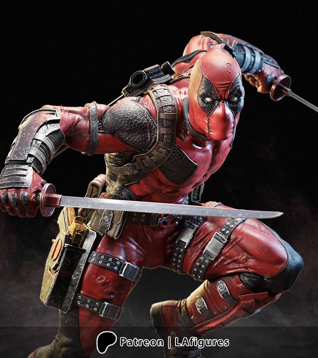 P站图纸印象馆 L.A Figures 漫威 死侍 L.A Figures 漫威 死侍