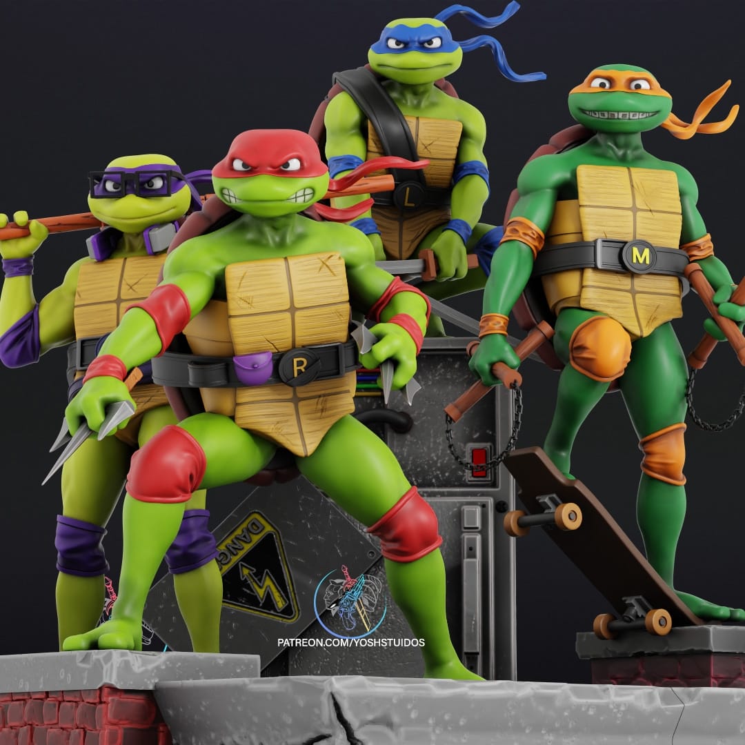 P站图纸印象馆 Yosh 忍者神龟 Yosh 忍者神龟