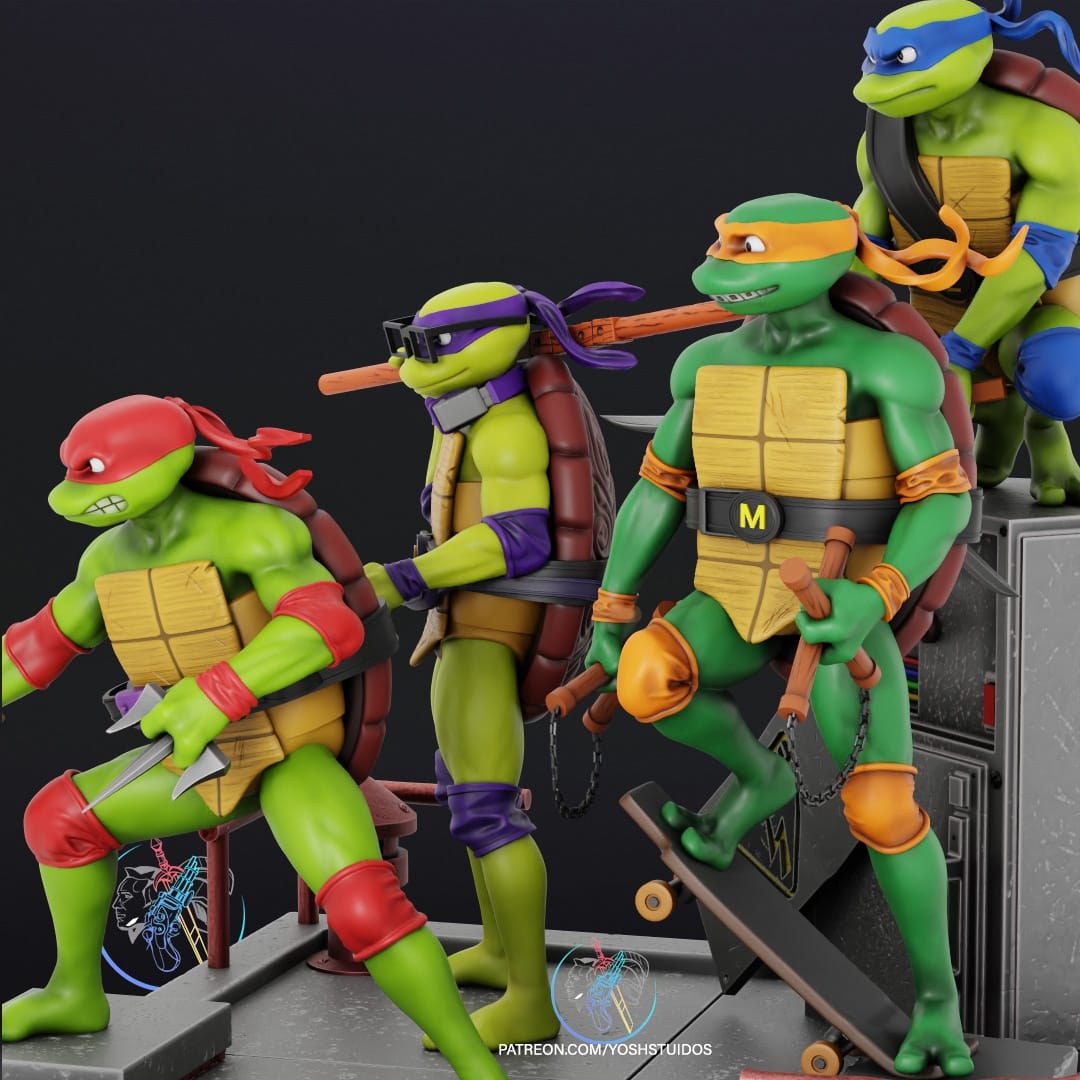 P站图纸印象馆 Yosh 忍者神龟 Yosh 忍者神龟
