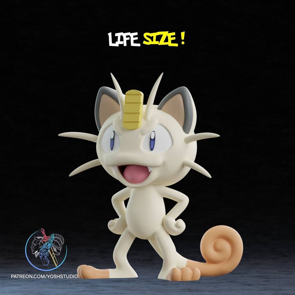 P站图纸印象馆 Yosh 精灵宝可梦 喵喵 Yosh 精灵宝可梦 喵喵