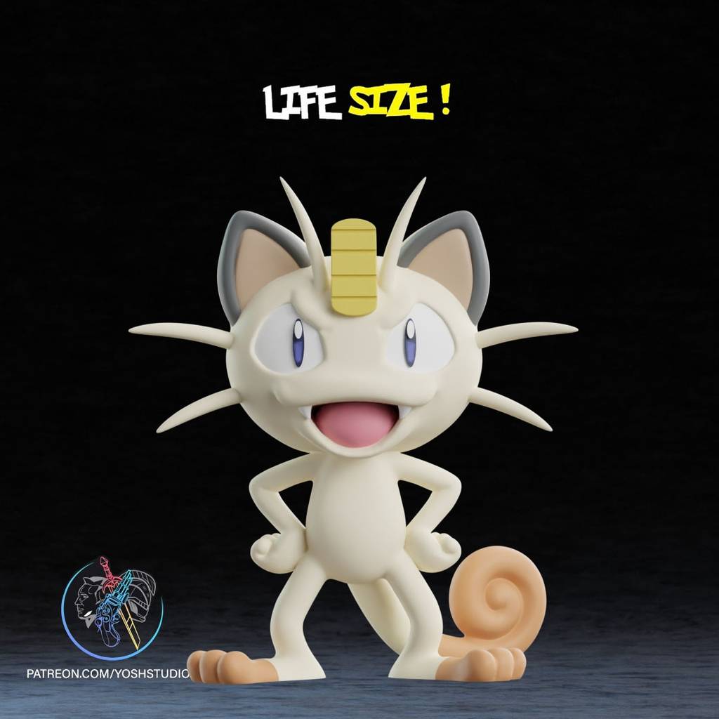 P站图纸印象馆 Yosh 精灵宝可梦 喵喵 Yosh 精灵宝可梦 喵喵