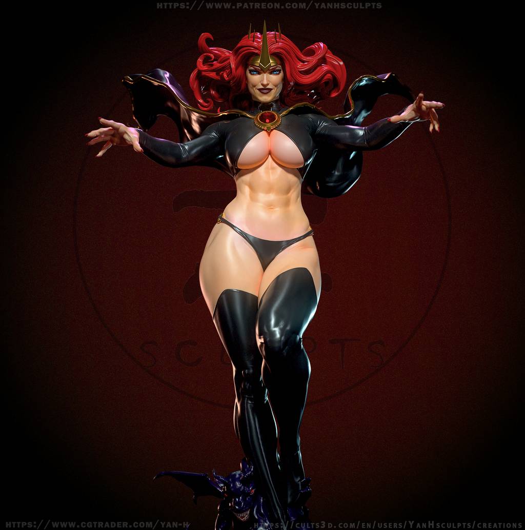 P站图纸印象馆 Yan H 漫威 红皇后 玛德琳·普莱尔 Yan H 漫威 红皇后 玛德琳·普莱尔