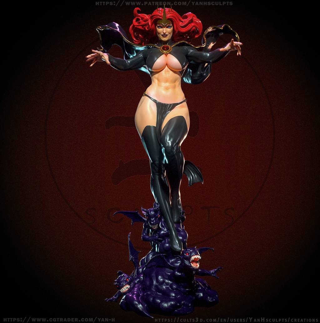 P站图纸印象馆 Yan H 漫威 红皇后 玛德琳·普莱尔 Yan H 漫威 红皇后 玛德琳·普莱尔