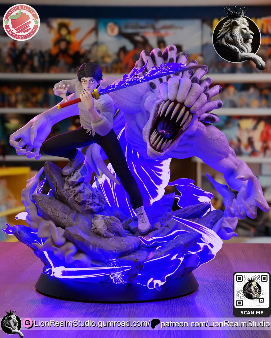 P站图纸印象馆 LionRealm 咒术回战 乙骨忧太 LionRealm 咒术回战 乙骨忧太