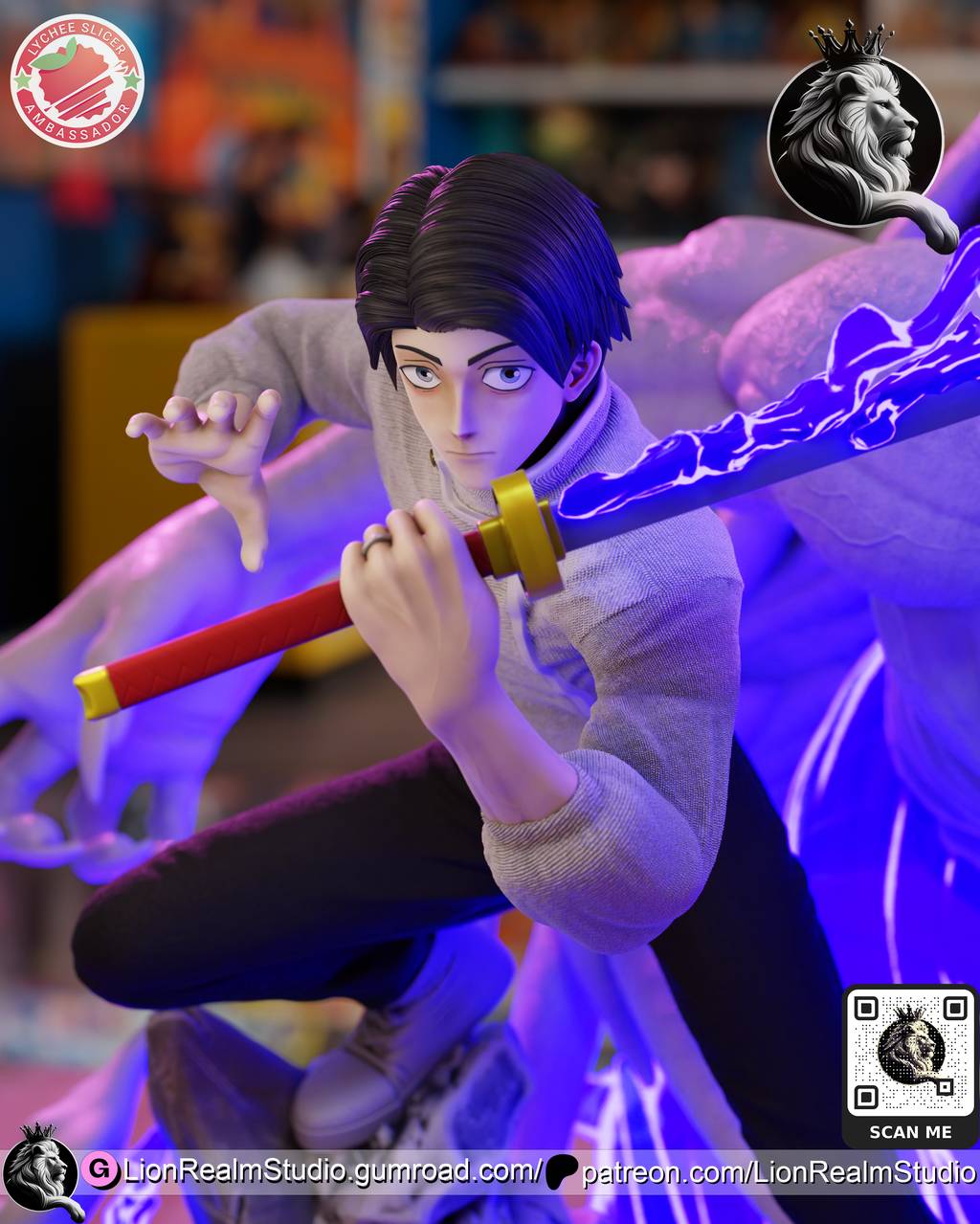 P站图纸印象馆 LionRealm 咒术回战 乙骨忧太 LionRealm 咒术回战 乙骨忧太