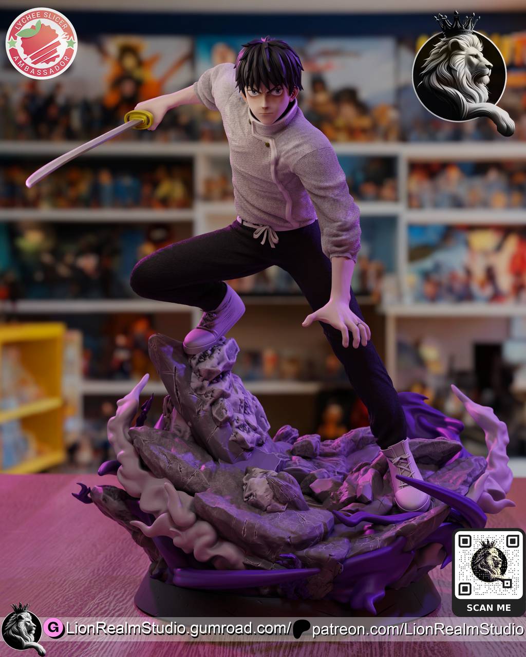 P站图纸印象馆 LionRealm 咒术回战 乙骨忧太 LionRealm 咒术回战 乙骨忧太