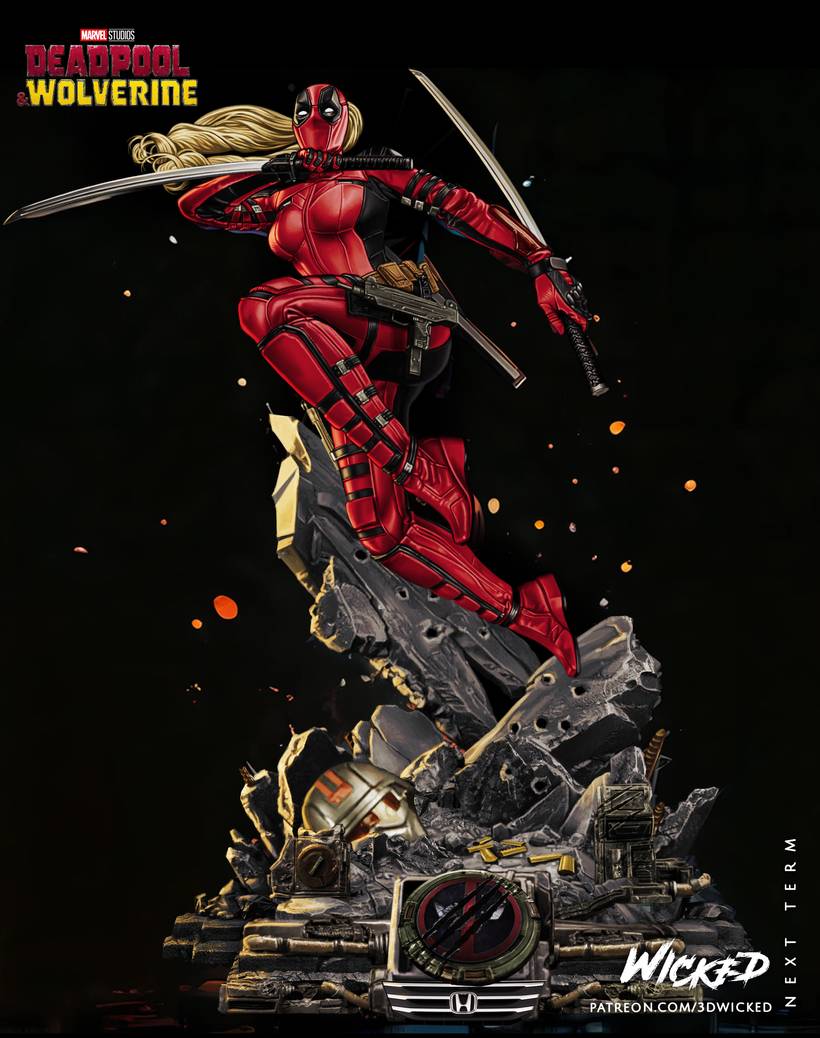 P站图纸印象馆 3DWicked 漫威 女死待 3DWicked 漫威 女死待