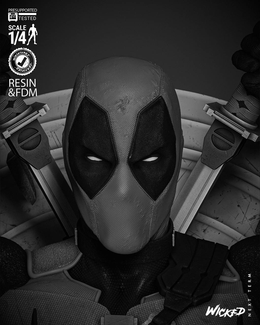 P站图纸印象馆 3DWicked 漫威 死待和金钢狼 3DWicked 漫威 死待和金钢狼