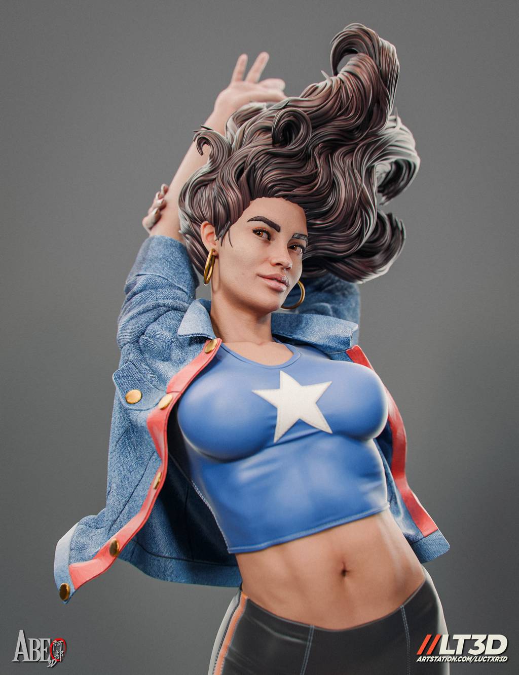 P站图纸印象馆 ABE3D 漫威 美国小姐 阿美莉卡·查维兹 ABE3D 漫威 美国小姐 阿美莉卡·查维兹