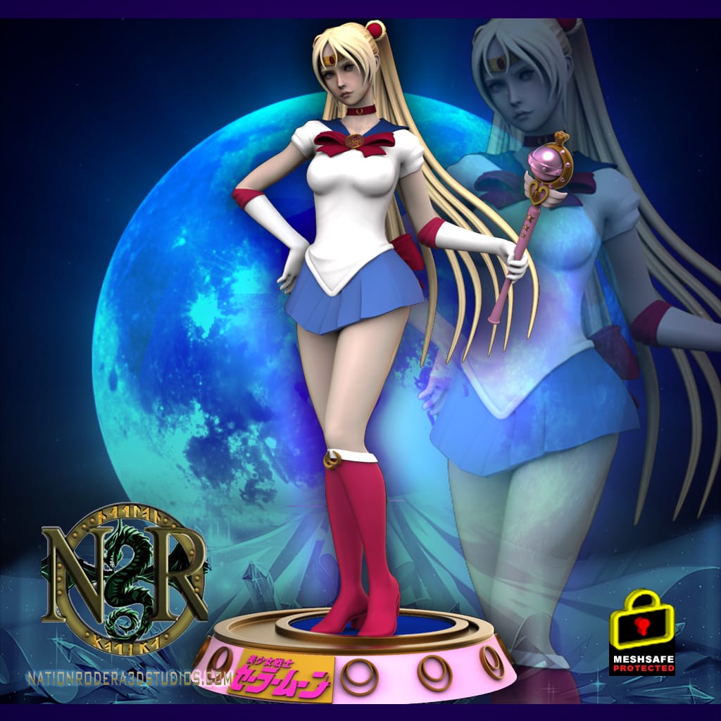 P站图纸印象馆 NR3DS 美少女战士 月野兔 NR3DS 美少女战士 月野兔