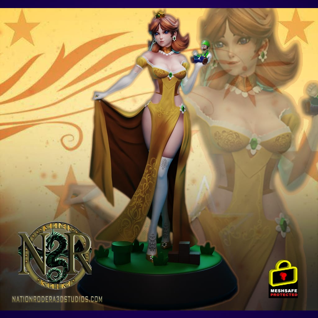 P站图纸印象馆 NR3DS 超级马里奥 黛西公主 NR3DS 超级马里奥 黛西公主