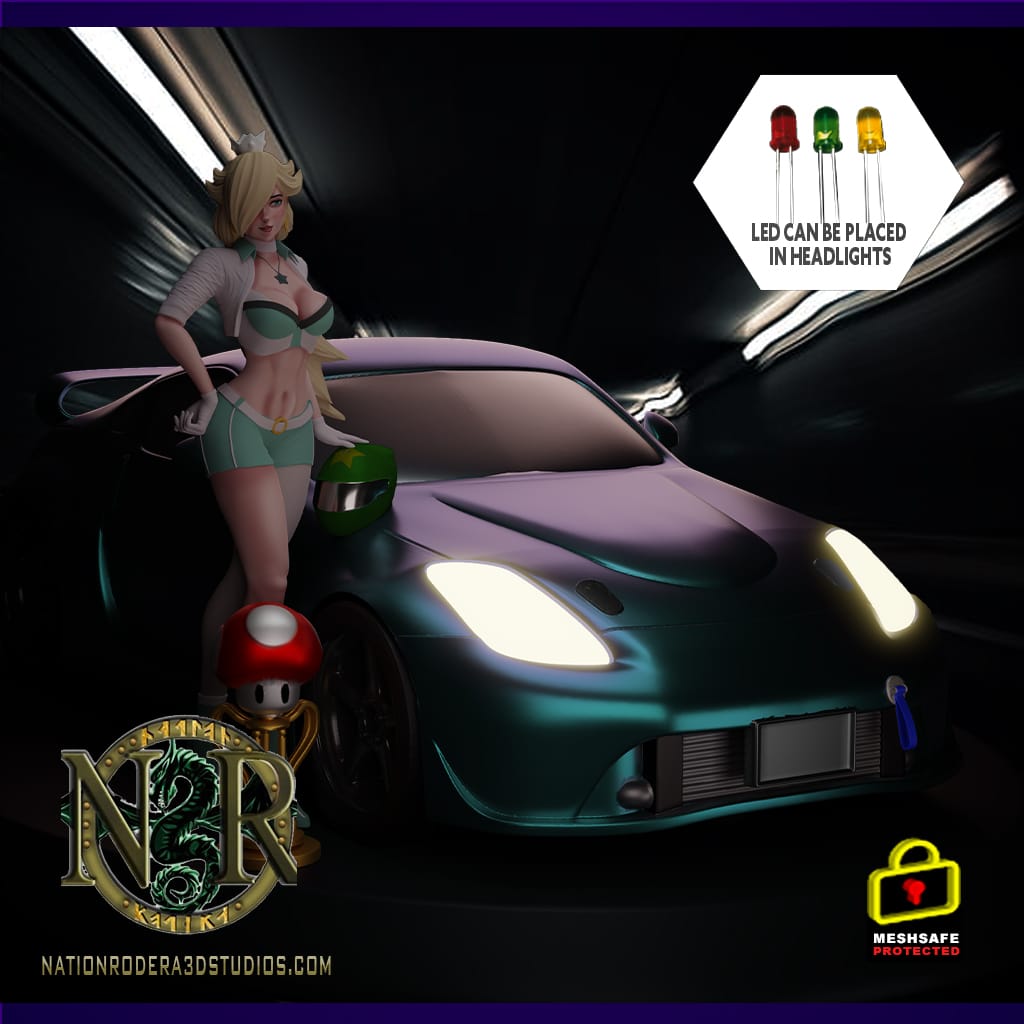 P站图纸印象馆 NR3DS 马里奥赛车 罗莎塔 NR3DS 马里奥赛车 罗莎塔